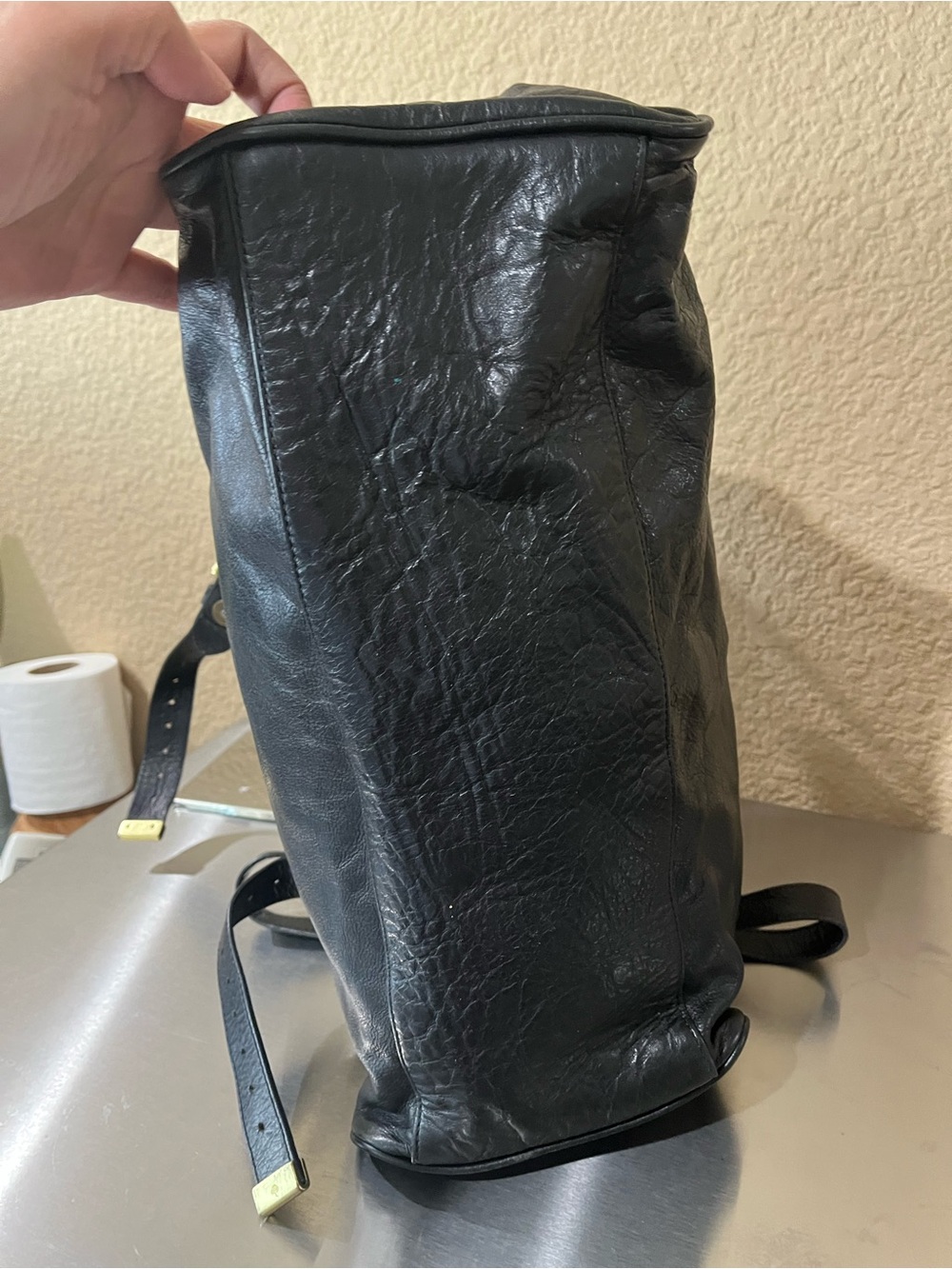 MULBERRY BLACK LEATHER ALEXA - Picture 5 of 16